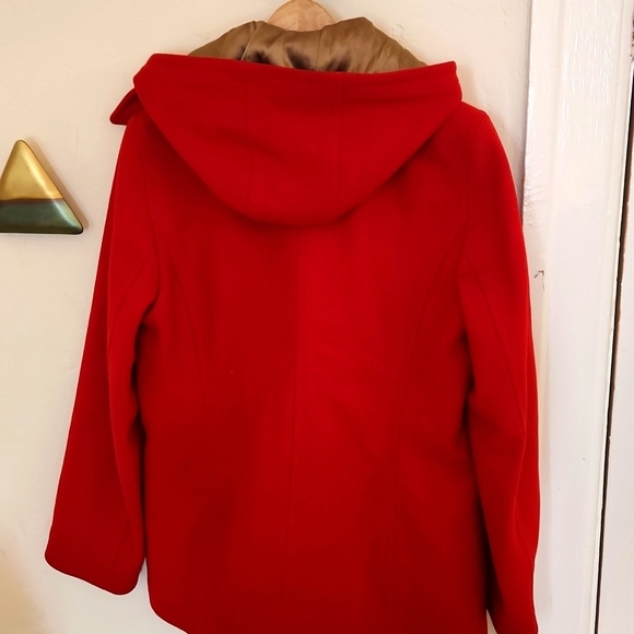 Red J. Crew wool jacket with thinsulate lining - Picture 5 of 6